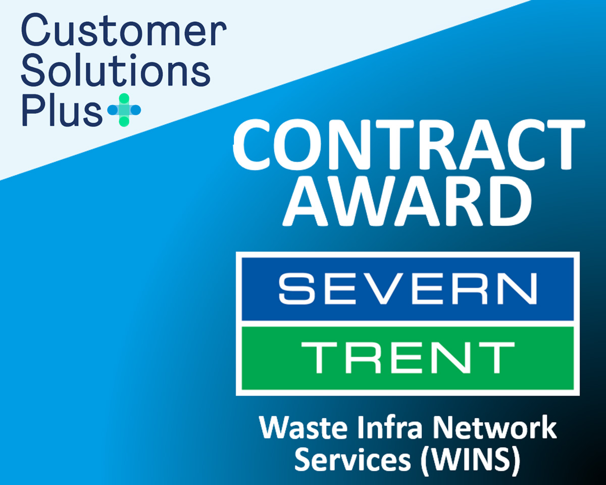Major Severn Trent wastewater contract awarded to Customer Solutions Plus