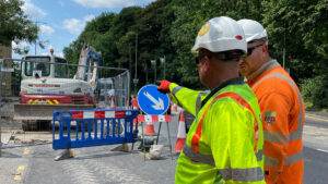 Large Gas Pipe Installation Completed More than 6 Weeks ahead of Schedule