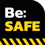 be: safe logo