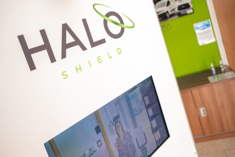 halo shield installed